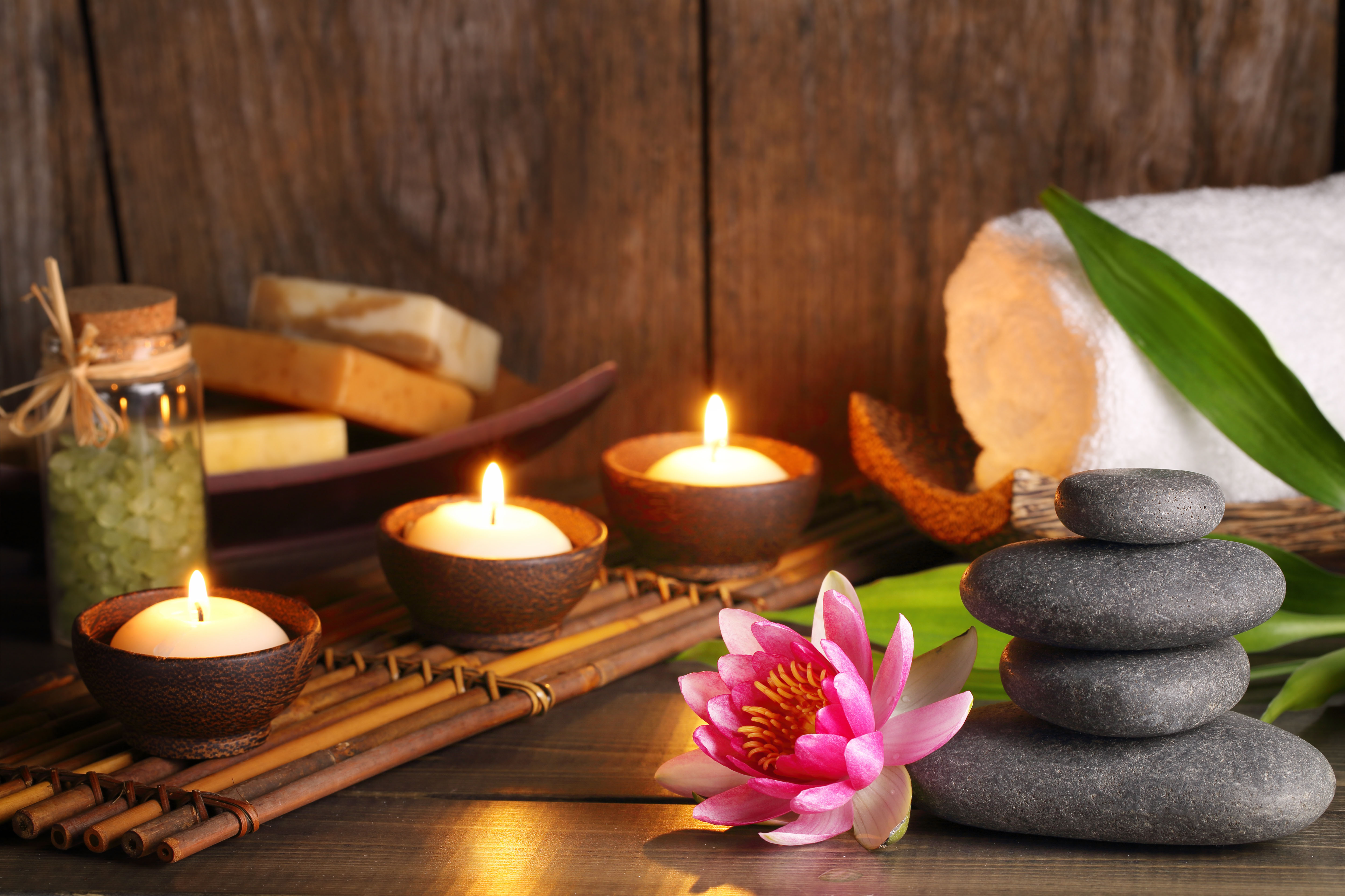 Serene spa ambiance